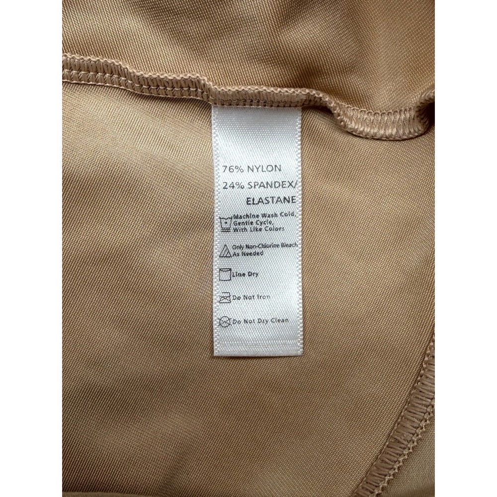 Spanx Top Womens 2X Tan Sleeveless Simplicity Tank V-Neck Stretch Slim Shapewear - Picture 8 of 10
